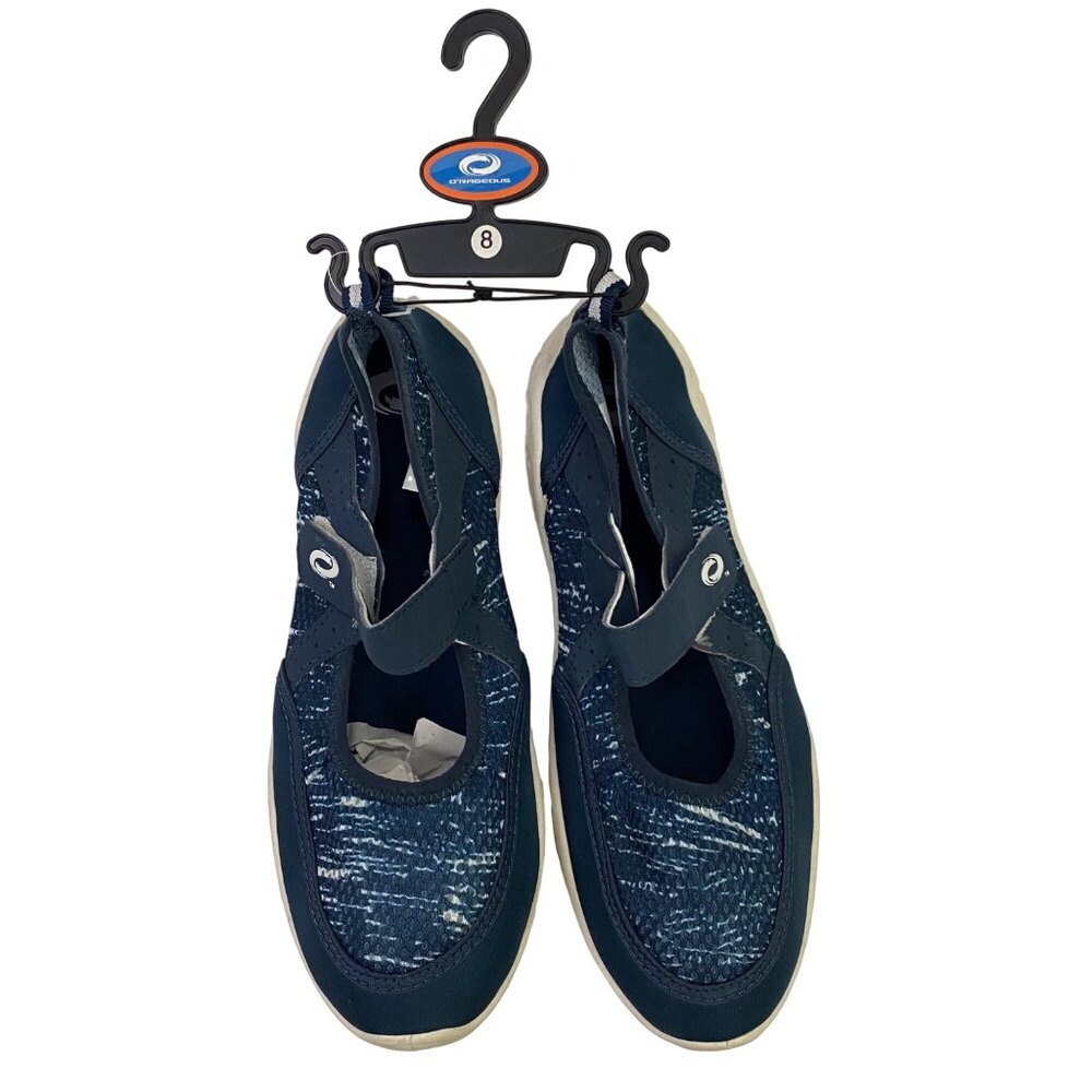 O’Rageous Water Shoes Navy Blue Adjustable Strap Beachwear Surf Water Sports 8
